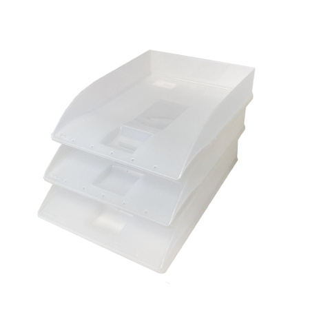 detail Zásuvka Herlitz transparentní bílá /E