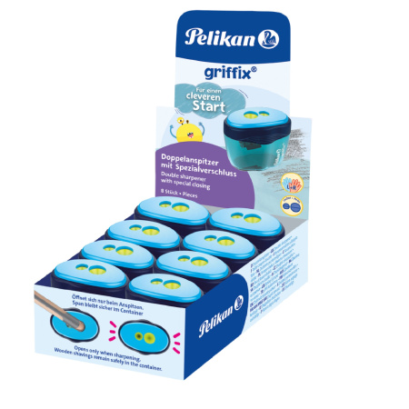 detail Ořezávátko Griffix dvojité modré