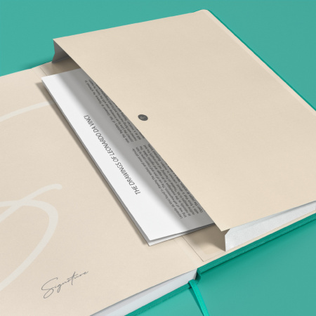 detail Zápisník A5 Oxford Signature tečkovaný 100 listů zelený/E