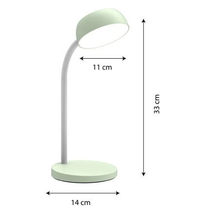 detail Lampa stolní Unilux Tamy zelená