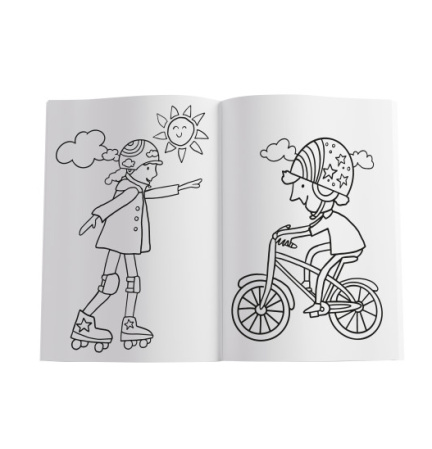 detail Omalovánky A4 64 stránek/E