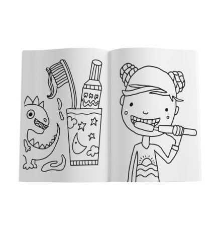 detail Omalovánky A4 64 stránek/E