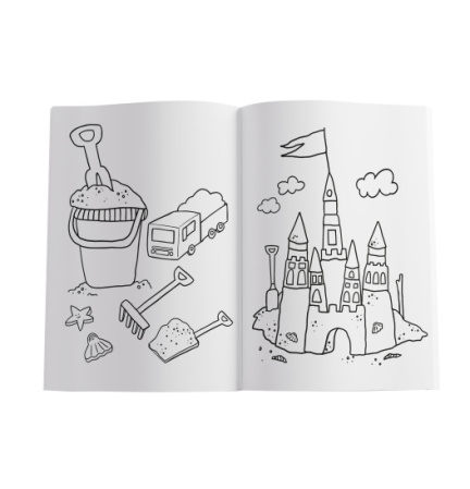 detail Omalovánky A4 64 stránek/E