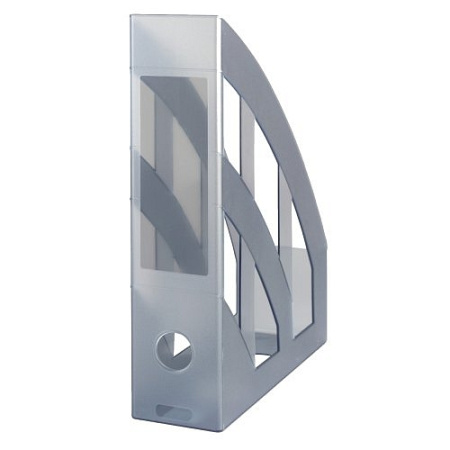 detail Stojan na časopisy Herlitz transparentní šedý