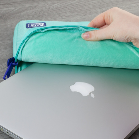 detail Pouzdro na notebook Oxford 16 palců mintové