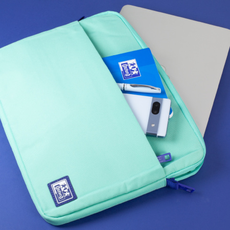 detail Pouzdro na notebook Oxford 16 palců mintové