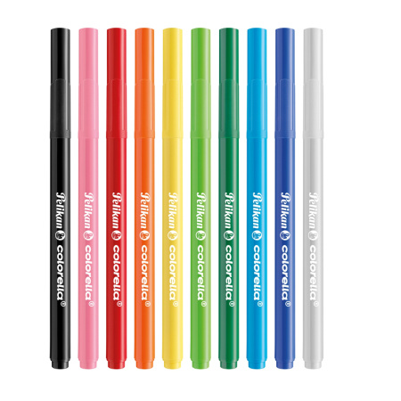 detail Fixy Pelikan Colorella štětcové 10 ks