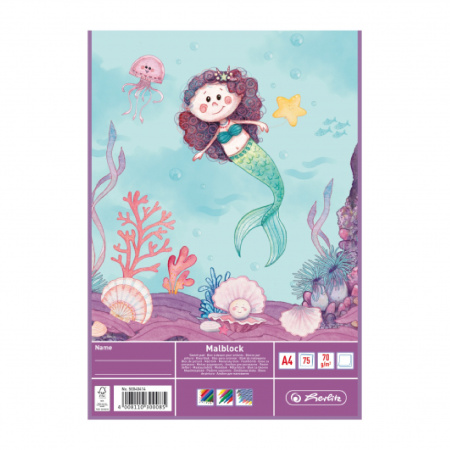 detail Skicák A4 Mořská panna 75 listů