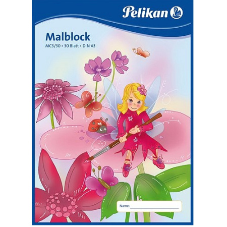 detail Blok A3 malířský 30 listů