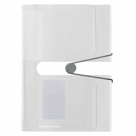 detail Desky s gumou 12 kapes A4 Herlitz transparentní