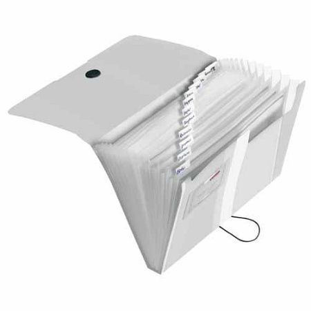 detail Desky s gumou 12 kapes A4 Herlitz transparentní