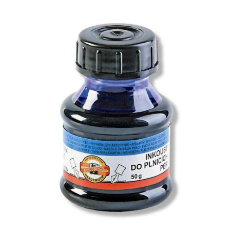 detail Inkoust Koh-I-Noor 50g modrý