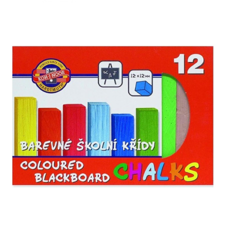 detail Křída barevná sada 12ks