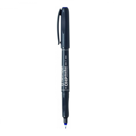 detail Popisovač permanentní Centropen 2636 OHP F modrý
