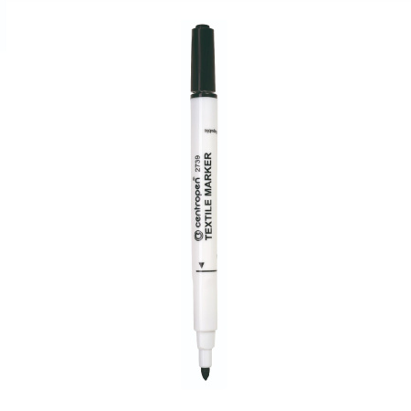 detail Popisovač na textil Centropen 1,8mm 2739 černý