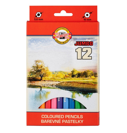 detail Pastelky jumbo Koh-i-noor Omega 3372/E