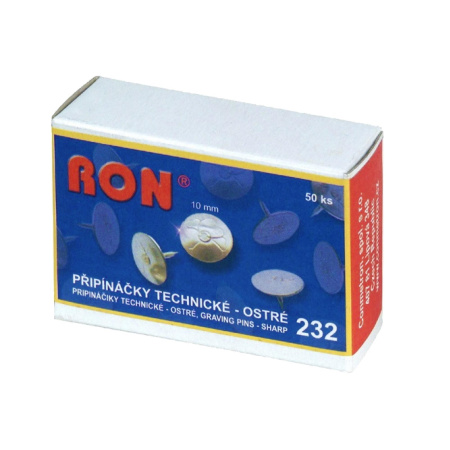 detail Připínáčky 232 50ks technické