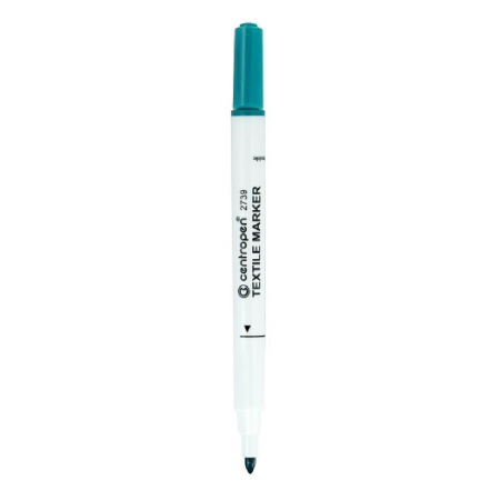 detail Popisovač na textil Centropen 1,8mm 2739 zelený