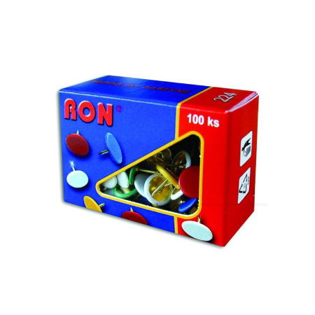 detail Připínáčky 224 barevné (100 ks) /O