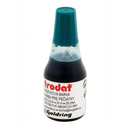 detail Razítková barva Trodat 25 ml zelená