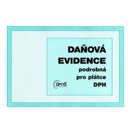 detail Daňová evidence pro plátce DPH (Optys)