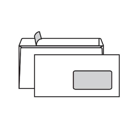 detail Obálka DL samol. s oknem vpravo