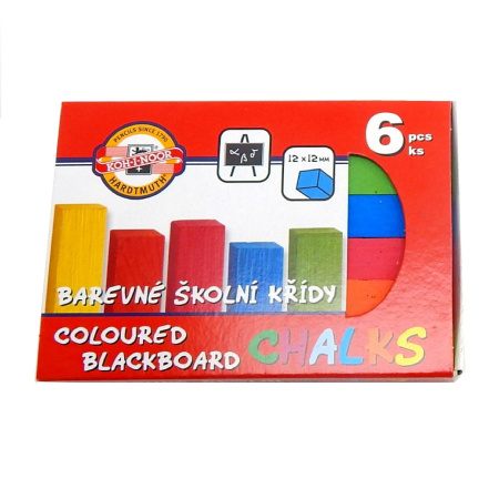 detail Křída barevná 6ks /E