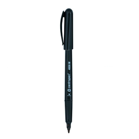 detail Popisovač pernamentní CD/DVD Centropen 1,0mm 4606 černý