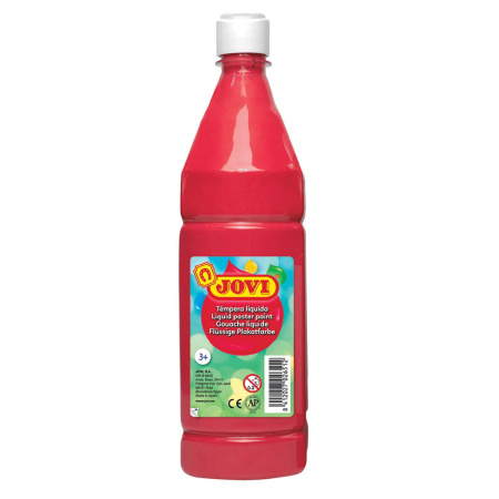 detail Temperové barvy 1L JOVI červená