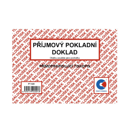 detail Příjmový pokl.doklad jednoduchý NCR(Baloušek)