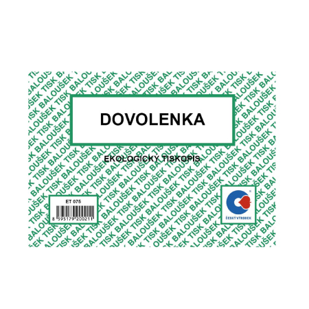 detail Dovolenka A6 (Baloušek)