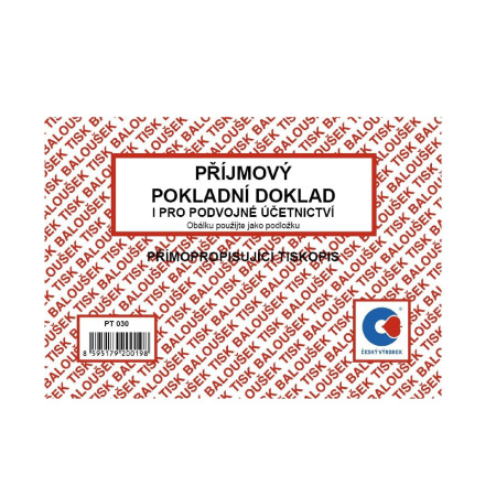 detail Příjmový pokl.doklad pro podvoj.NCR