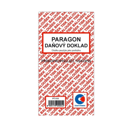 detail Paragon daň.doklad NCR (Baloušek)