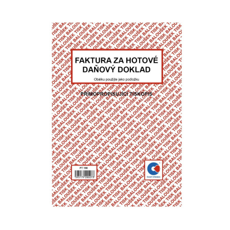 detail Faktura za hotové A5 NCR (Baloušek)