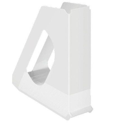detail Stojan na katalogy PVC zkosený Vivida bílý