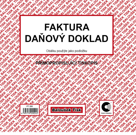 detail Faktura 2/3 NCR (Baloušek)/E