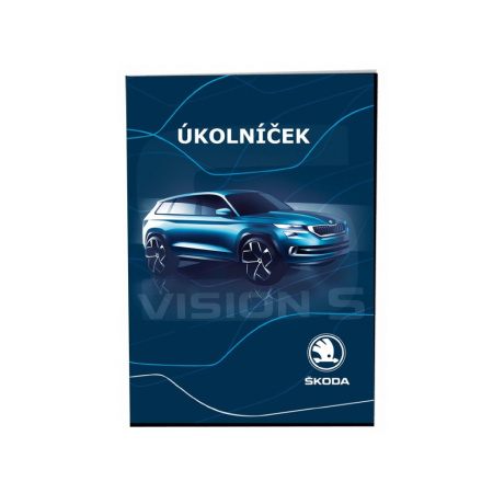 detail Sešit úkolníček A6 linka 15 listů mix motivů