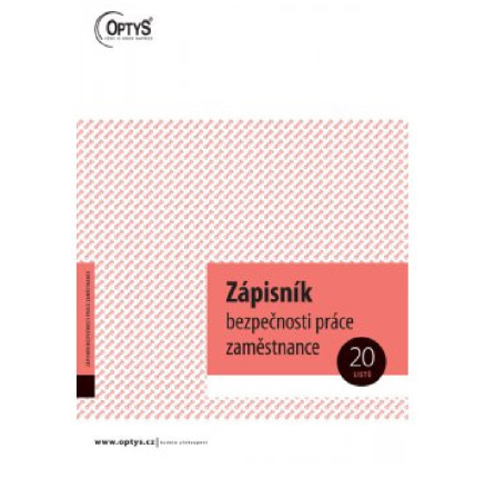 detail Zápisník bezpečnosti práce A5