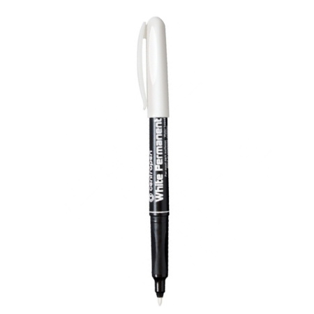 detail Popisovač permanentní Centropen 2686 White