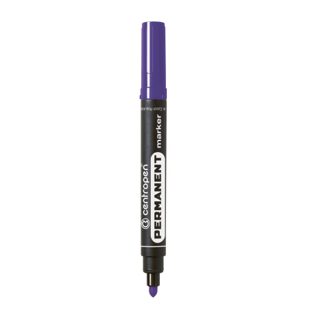 detail Popisovač permanentní Centropen 8566 fialový