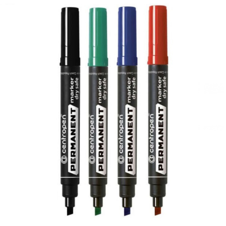 detail Popisovač permanentní Centropen 8516 sada 4ks