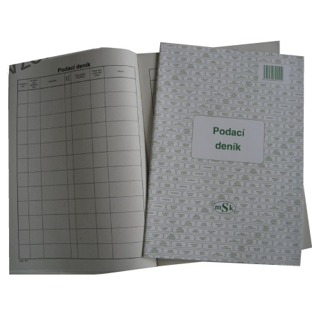 detail Podací deník 30 L/E