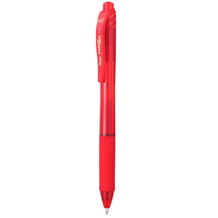 detail Gelový roller 0,7mm BL107 Pentel červený/E