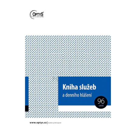 detail Kniha služeb a denního hlášení A4 96ls