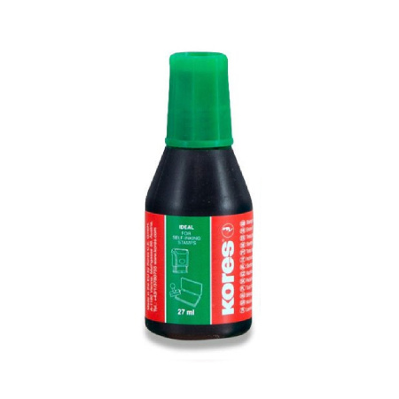detail Razítková barva Kores 28ml zelená