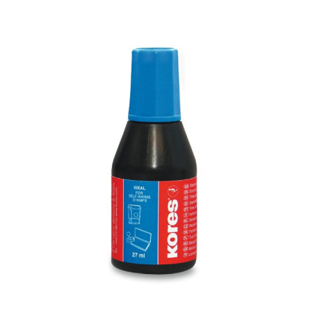 detail Razítková barva Kores 28ml modrá/E