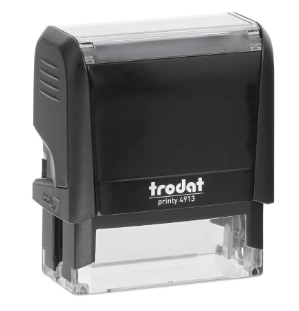detail Razítko Trodat 4913 černé /E
