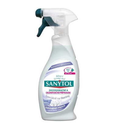detail Sanytol 500ml dezodorační dezinfekční spray/E