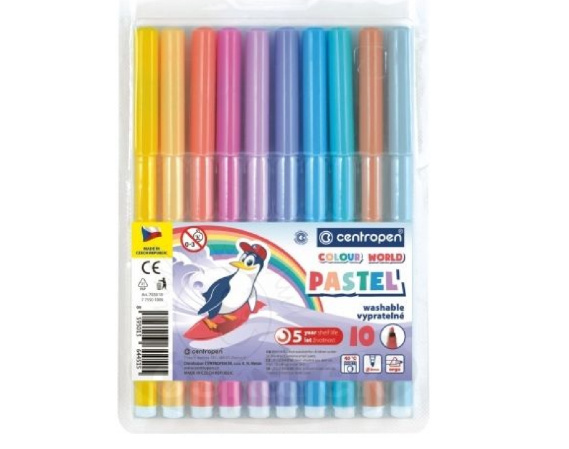 detail Fixy Centropen Pastel 7550 10ks /E