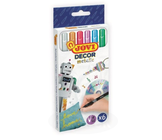 detail Popisovač JOVI akrylový metalic 6kusů